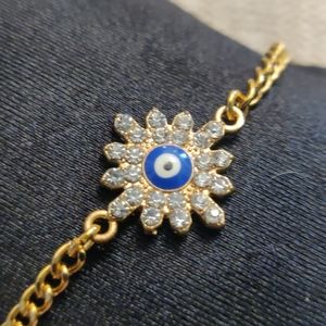 NWOT dainty 5/8" Mati "evil eye" bracelet (#170)